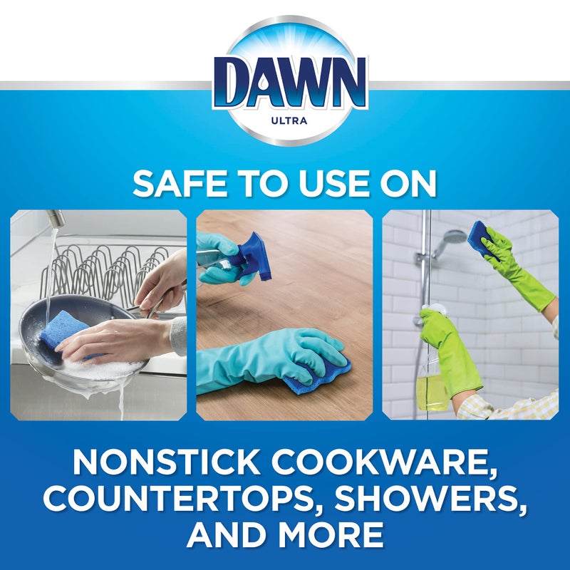Dawn Non-Scratch Scrubber Sponges, Blue (Pack of 6) - Image 4